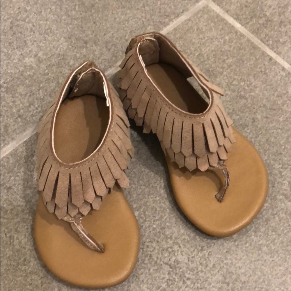 Baby/Walker boho sandal with mini wedge